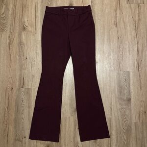 Old Navy Deep Burgundy Flare Pants